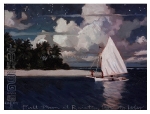 Full Moon At Raiatea Society Isles