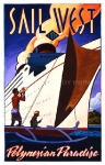 Sail West Polynesian Paradise Poster